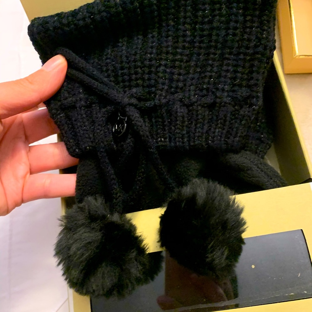 Michael kors pompom cuffed socks